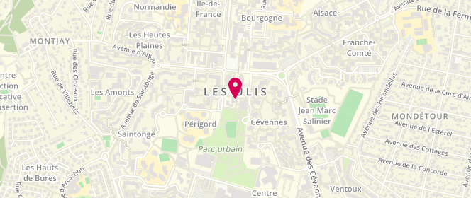 Plan de Accueil de loisirs Les 4 Saisons, Route d'Orsay, 91940 Les Ulis