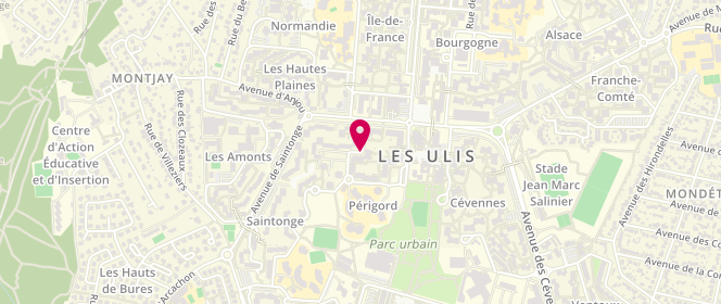 Plan de Accueil de loisirs L'hexagone, Avenue de Perigord, 91940 Les Ulis