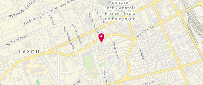 Plan de Assocation Montetibou - périscolaire, 39 Rue de Laxou, 54000 Nancy