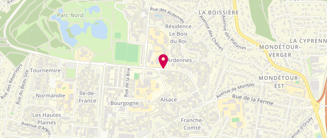 Plan de Accueil de loisirs Barceleau, Avenue d'Alsace, 91940 Les Ulis