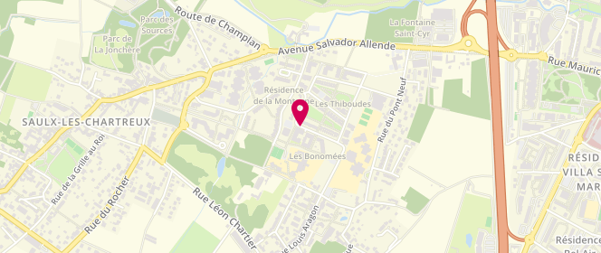 Plan de Accueil de loisirs Club Ados, 16 Rue Victor Shoelcher, 91160 Saulx-les-Chartreux