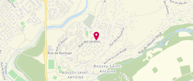Plan de Accueil de loisirs Rochopt, Rue des Jardins, 91800 Boussy-Saint-Antoine