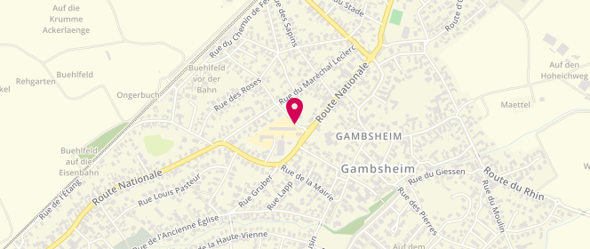 Plan de Accueil de loisirs Gambsheim, 1 Rue de l'École, 67760 Gambsheim