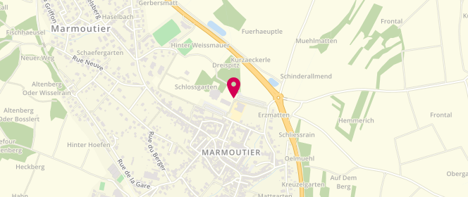 Plan de Accueil périscolaire Maternel Marmoutier, 1 Allée de Sasbach-Obersabach, 67440 Marmoutier