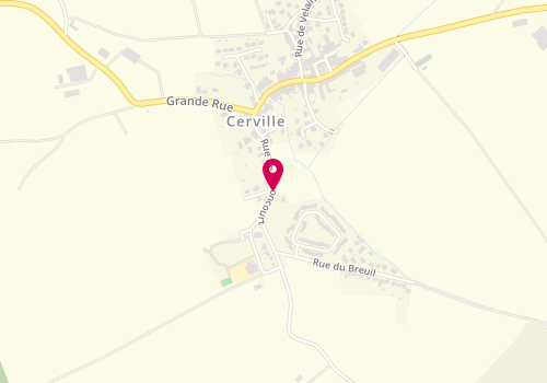 Plan de Sis De La Bouzule Cerville, Route de Lenoncourt, 54420 Cerville