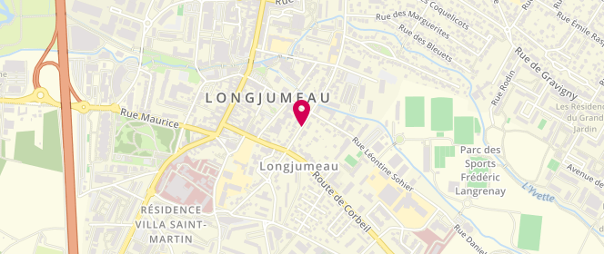 Plan de Scouts Et Guides De France - Groupe Longjumeau - Hurepoix, 3 Boulevard de Lievain, 91160 Longjumeau