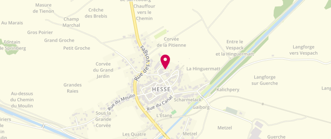 Plan de Mairie De Hesse - périscolaire, 5 Rue la Cour, 57400 Hesse