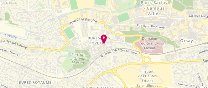 Plan de Accueil de loisirs - Accueil De Loisirs Maternel Et Primaire - Bures Sur Yvette, 64 Rue Charlles de Gaulle, 91440 Bures-sur-Yvette
