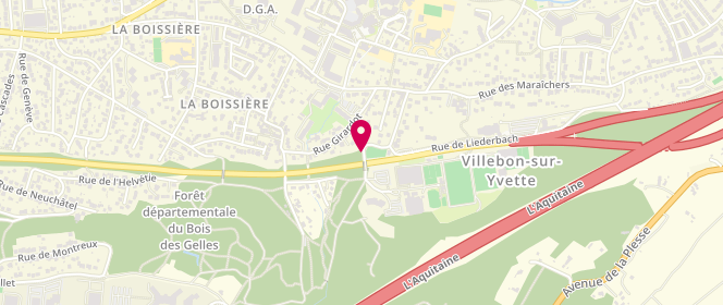 Plan de Accueil de loisirs Bois Des Gelles, Rue Las Rozas de Madrid, 91140 Villebon-sur-Yvette