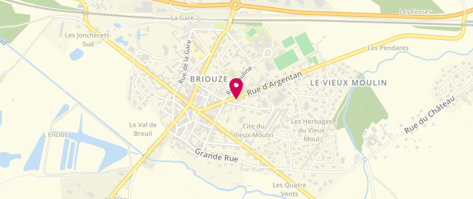Plan de Familles Rurales Briouze et ses environs, 16 Rue d'Argentan, 61220 Briouze