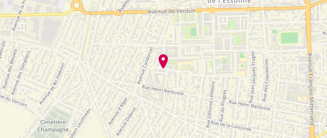 Plan de Accueil extrascolaire maternel - Edouard Branly, 18 Rue du Noyer Renard, 91200 Athis-Mons