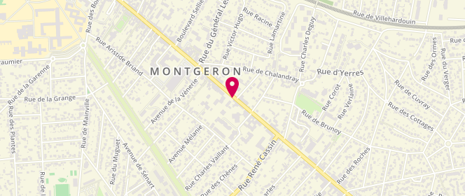 Plan de Scouts Et Guides De France - Groupe Caritas Montgeron, 136 Avenue de la République, 91230 Montgeron