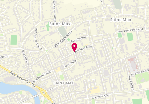 Plan de Jules Ferry Elementaire, Rue Jules Ferry, 54130 Saint-Max