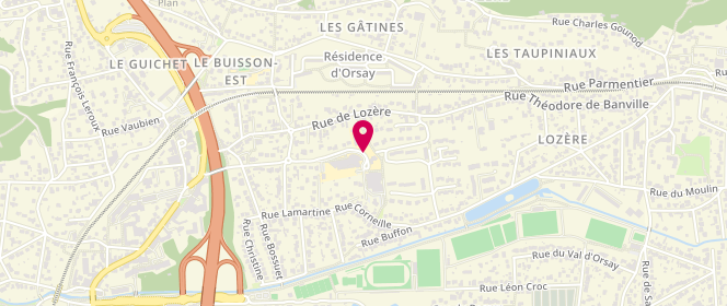 Plan de Accueil de loisirs Maillecourt, 23 Rue Alain Fournier, 91400 Orsay