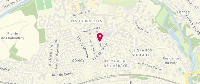 Plan de Scouts Et Guides De France - Groupe Yerres, 12 Rue des Pins, 91330 Yerres