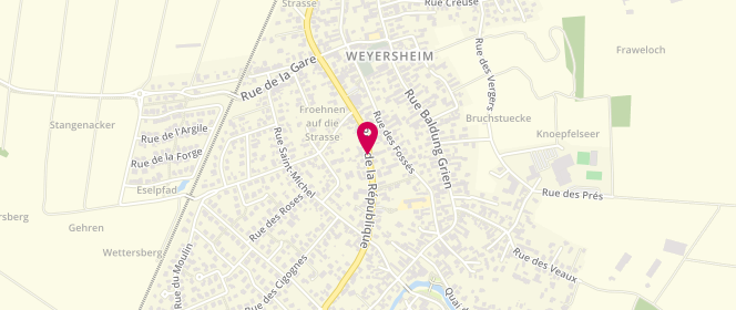 Plan de Accueil de loisirs Weyersheim, 50 Rue de la République, 67720 Weyersheim