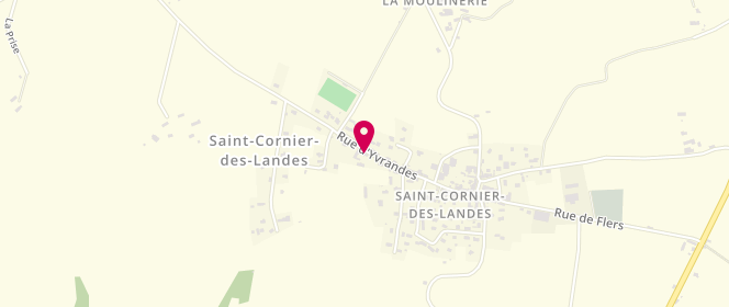Plan de Accueil de loisirs peri saint Cornier, 55 Rue d'yvrandes, 61800 Tinchebray-Bocage