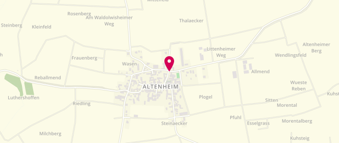 Plan de Accueil de loisirs la Ruche Altenheim, 24 Rue Principale, 67490 Altenheim