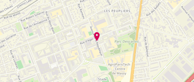 Plan de Accueil de loisirs - Accueil De Loisirs Maternel Et Primaire - Camus - Massy, Avenue de la République, 91300 Massy