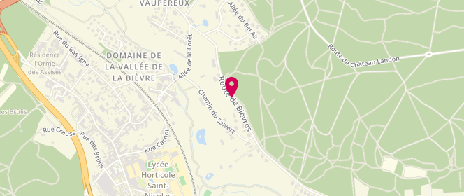 Plan de Vaupereux, 14 Route de Bièvres, 91370 Verrières-le-Buisson