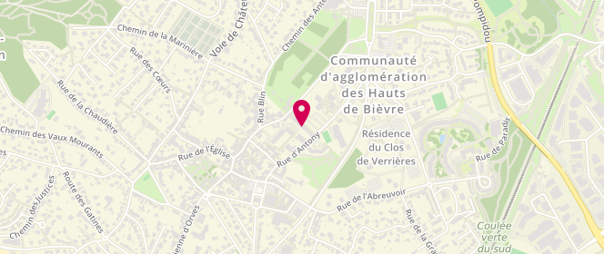 Plan de Scouts Et Guides De France - Groupe Saint Andre Massy Verrieres, 13 Rue d'Antony, 91370 Verrières-le-Buisson