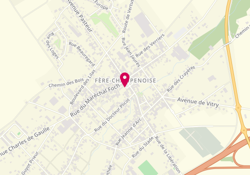 Plan de Acm Fere Champenoise, Place Georges Clémenceau, 51230 Fère-Champenoise