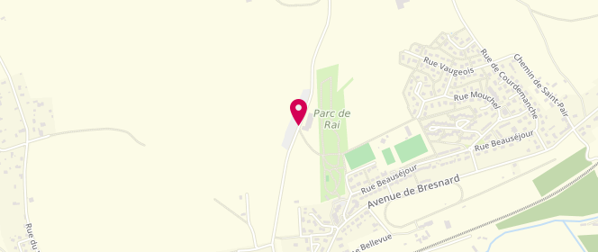 Plan de Centre de loisirs de RAI Bulle d'Air, Route de Saint Symphorien, 61270 Rai