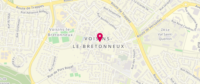 Plan de Ifac Yvelines, 31 Avenue Ifac Yvelines (Siège Administratif) - Duguay Trouin, 78960 Voisins-le-Bretonneux