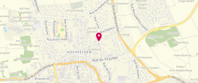 Plan de Accueil de loisirs périscolaire Hochfelden, 6 Rue de l'Abbé Weisrock, 67270 Hochfelden