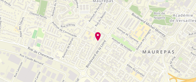 Plan de Accueil de loisirs - Centre de Loisirs Bessieres, Rue de Noirmoutier, 78310 Maurepas