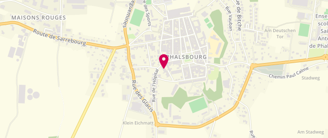 Plan de Scouts et Guides de France - Groupe Phalsbourg - Leclerc extrascolaire, 1 Rue de l'Hôpital, 57370 Phalsbourg
