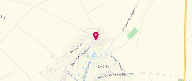 Plan de Accueil de loisirs Lachy, Place de la Mairie, 51120 Lachy