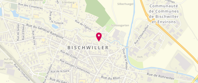 Plan de Accueil de loisirs Fdmjc Bischwiller, 11 Rue du Château, 67240 Bischwiller