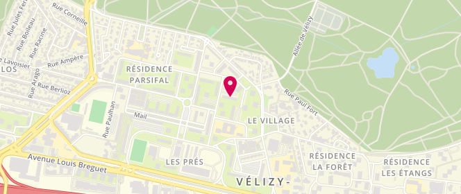 Plan de Accueil de loisirs - Fronval Elementaire, 7/9 Rue Fronval, 78140 Vélizy-Villacoublay
