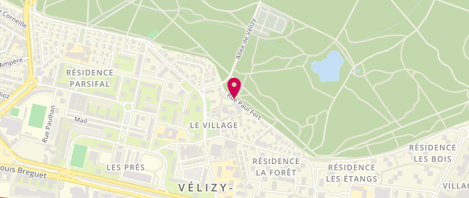 Plan de Accueil de loisirs - le Village, 10 Rue Paul Fort, 78140 Vélizy-Villacoublay