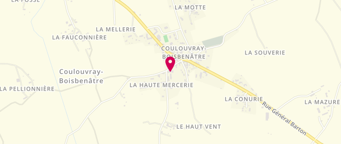 Plan de Accueil périscolaire de Coulouvray Boisbenâtre, 7 Rue Georges Blin, 50670 Coulouvray-Boisbenâtre