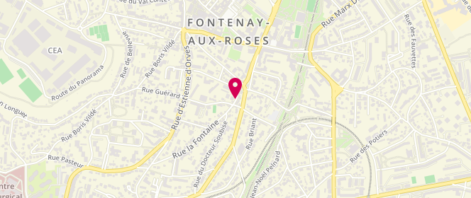 Plan de La Fontaine, 12 / 14 Rue la Fontaine, 92260 Fontenay-aux-Roses