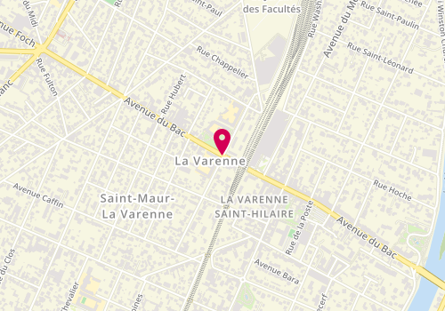 Plan de Accueil de loisirs élémentaire Michelet, 2 Avenue de Michelet, 94100 Saint-Maur-des-Fossés