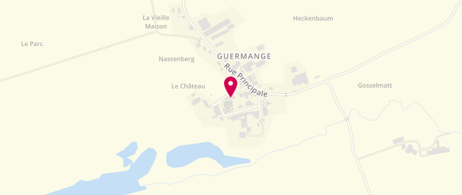 Plan de Fdfr Guermange - périscolaire/extrascolaire, 30 Grand Rue, 57260 Guermange