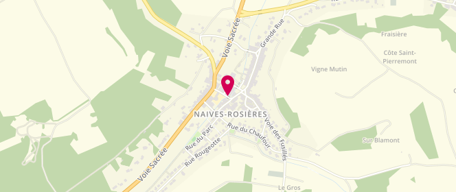 Plan de Accueil de loisirs - Naives Rosières - Fol, Rue du Pont Aubert, 55000 Naives-Rosières