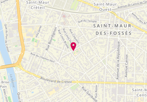 Plan de Accueil de loisirs maternel Diderot, 20 Avenue Diderot, 94100 Saint-Maur-des-Fossés