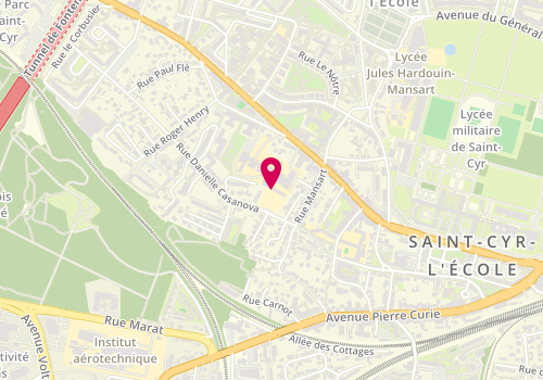 Plan de Centre de loisirs Irène Joliot-Curie, 6 Rue Danielle Casanova, 78210 Saint-Cyr-l'École