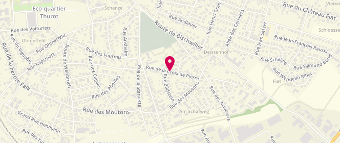 Plan de Site scolaire et périscolaire Bildstoeckel, 14 Rue de la Croix de Pierre, 67500 Haguenau