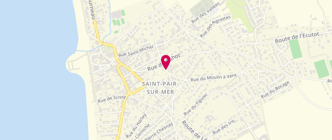 Plan de Accueil de loisirs Horizon Jeunes Saint-Pair-Sur-Mer, 170 Rue Mallais, 50380 Saint-Pair-sur-Mer