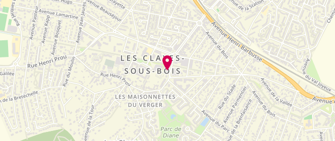 Plan de Accueil de loisirs - Cap Ado, 1 Rue Maurice Jouet, 78340 Les Clayes-sous-Bois