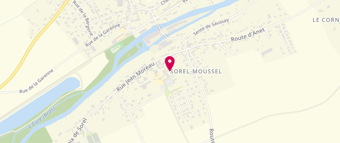 Plan de Accueil de loisirs de Sorel Moussel (périscolaire), 11 Place de la Mairie, 28260 Sorel-Moussel