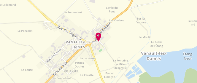 Plan de Accueil de loisirs Vanault Les Dames, 8 Place de Matras, 51340 Vanault-les-Dames