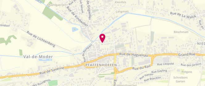 Plan de Accueil de loisirs Pfaffenhoffen, 16 Rue des Tanneurs, 67350 Pfaffenhoffen