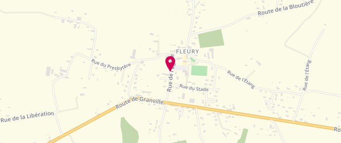 Plan de Accueil périscolaire de Fleury, Le Bourg, 50800 Fleury
