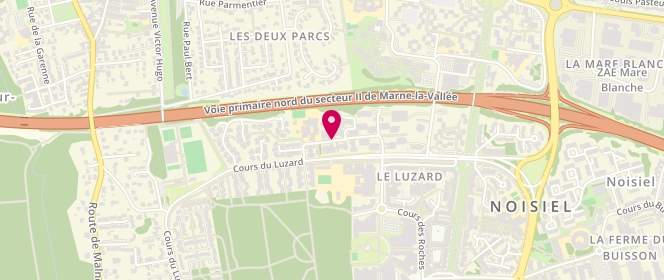 Plan de Accueil périscolaire le Luzard, Allée Eugène Pottier, 77420 Champs-sur-Marne